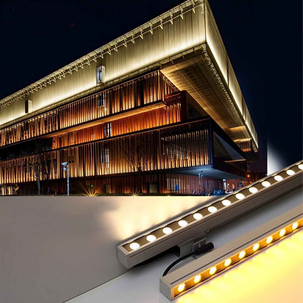 DC24V Low Voltage Waterproof Outdoor LED Wall Washer Lights 39.37''