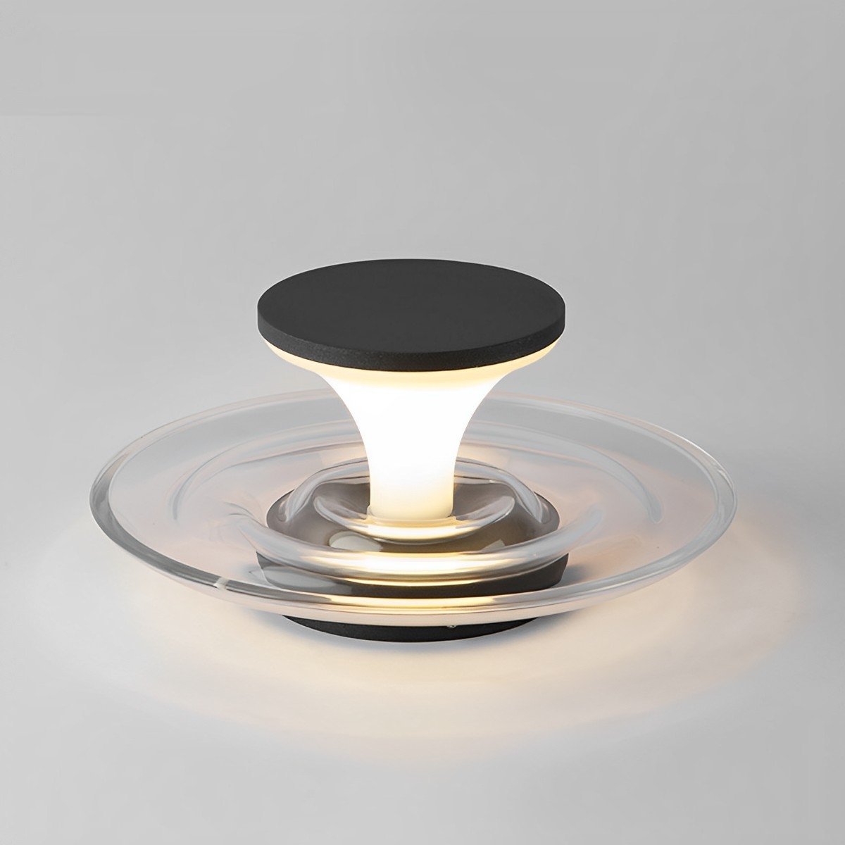 Modern Waterproof Water Fountain LED Outdoor Post Lights