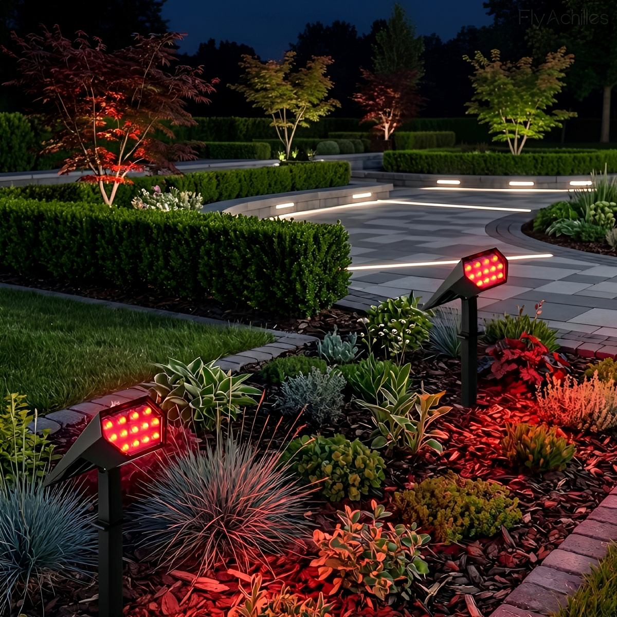 Solar Waterproof IP65 Outdoor LED Spot Light Landscape Lighting