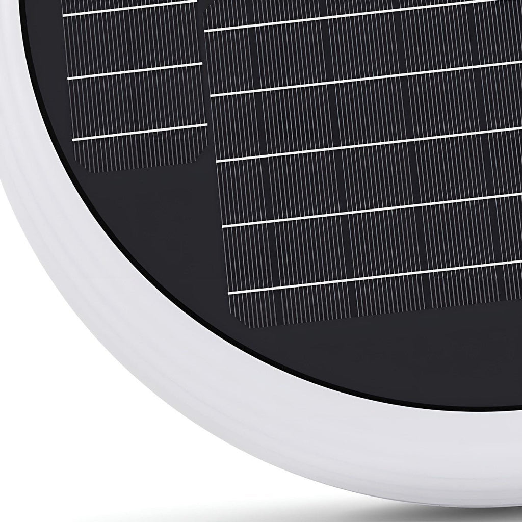 Solar Waterproof Round Removable LED Outdoor Post Lights- Free Installation