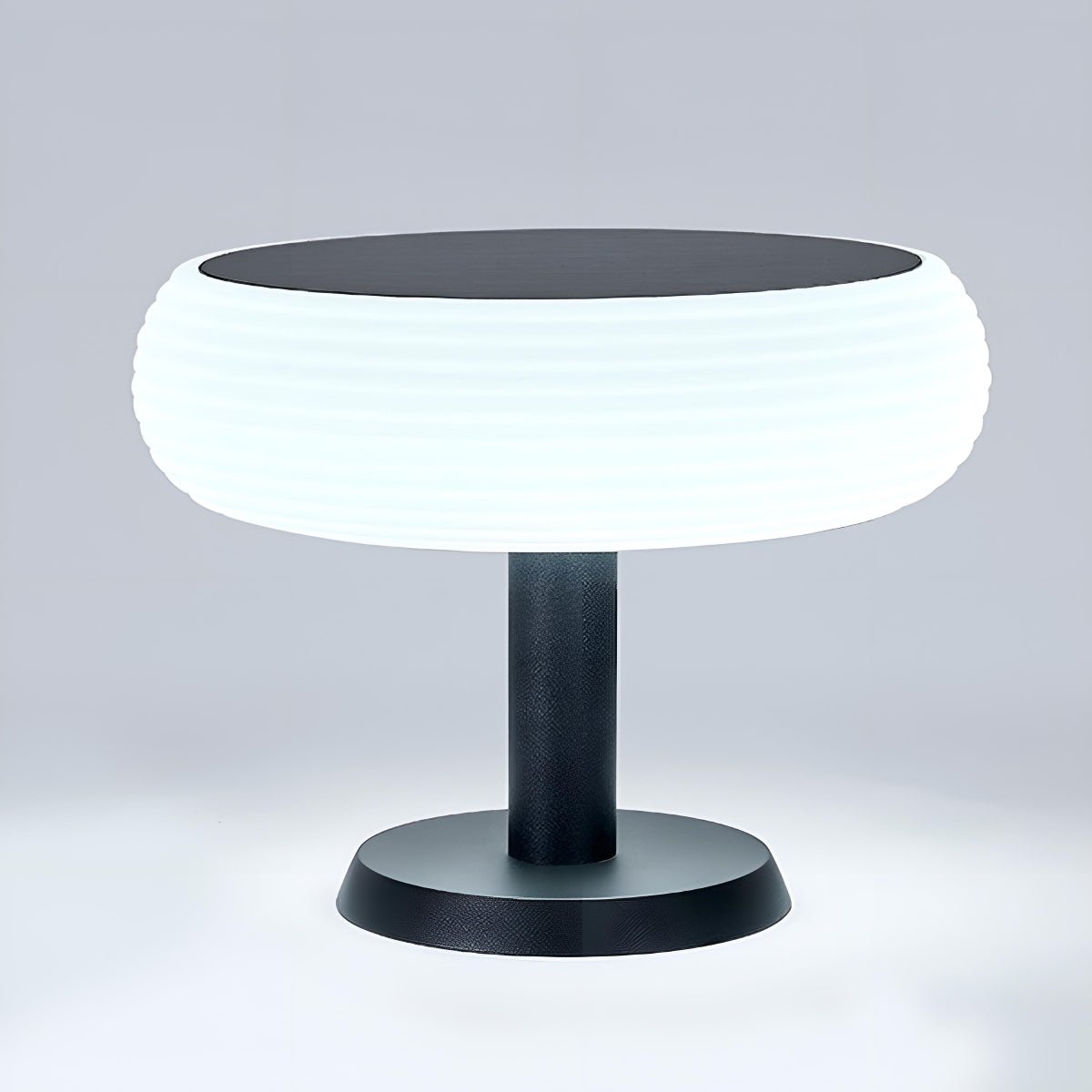 Solar Waterproof Round Removable LED Outdoor Post Lights- Free Installation