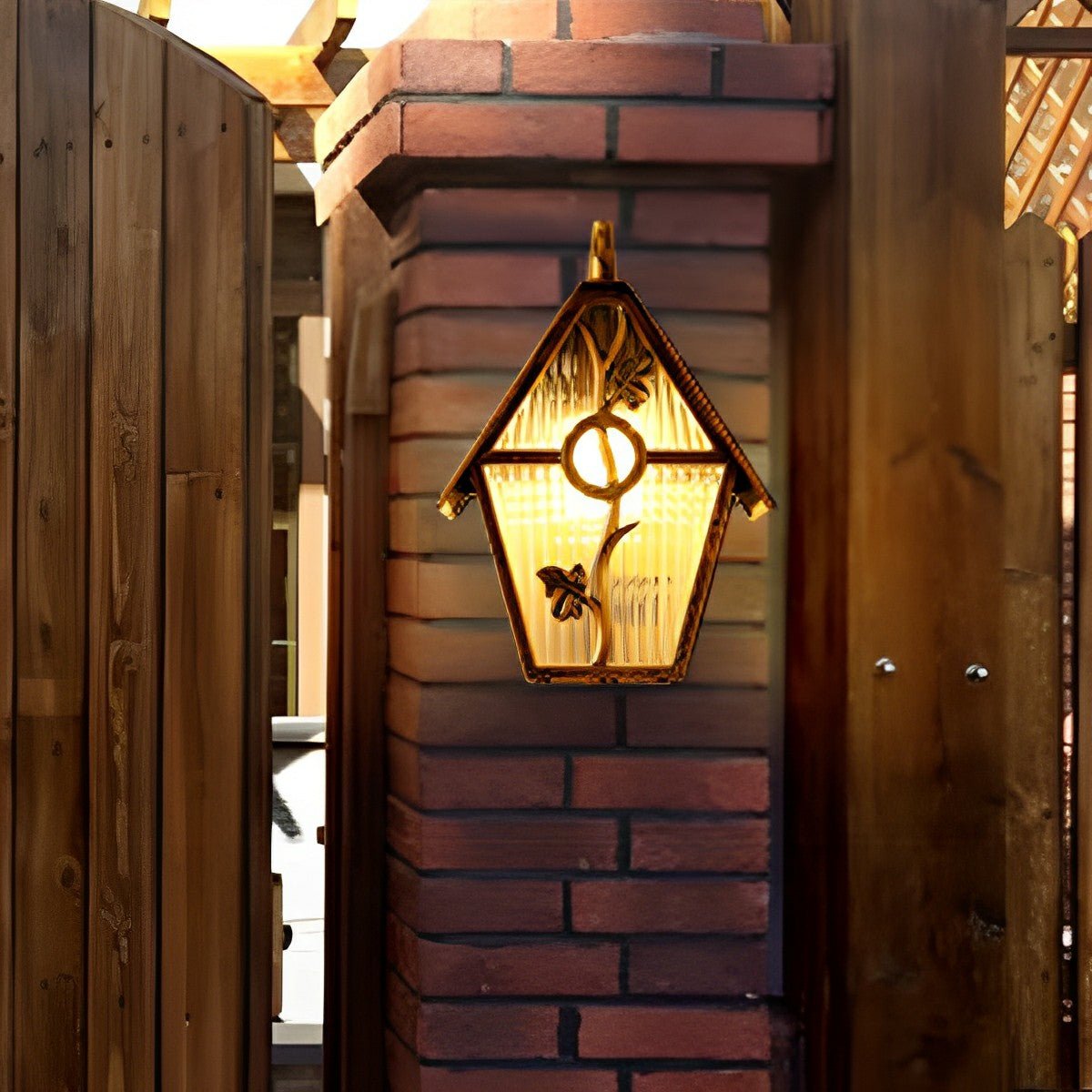 Vintage Rustic House Waterproof Outdoor LED Porch Wall Lights