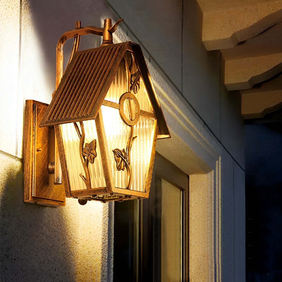 Vintage Rustic House Waterproof Outdoor LED Porch Wall Lights