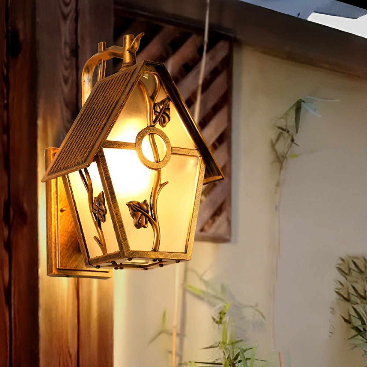 Vintage Rustic House Waterproof Outdoor LED Porch Wall Lights