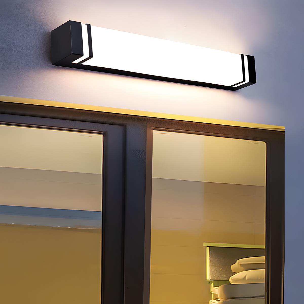 Waterproof Minimalist Rectangle LED Outdoor Wall Sconces Porch Lights