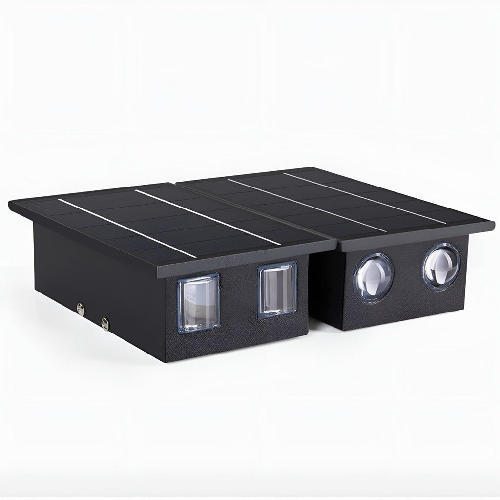 Solar Waterproof Modern Up&Down LED Outdoor Wall Washer Lights