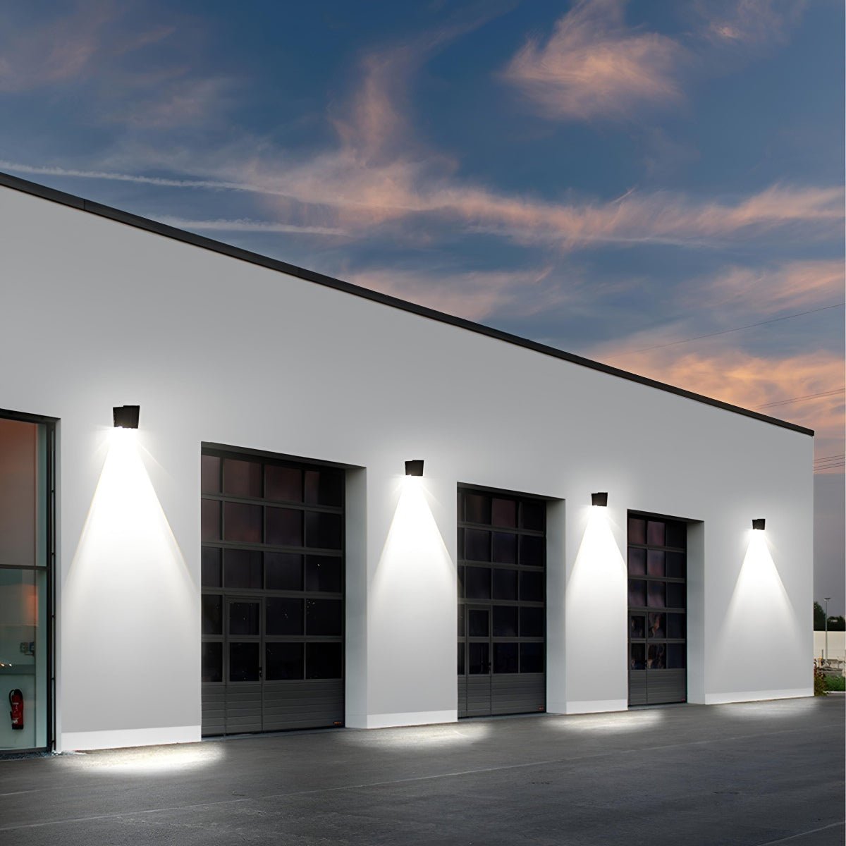 Solar Waterproof Modern Up&Down LED Outdoor Wall Washer Lights