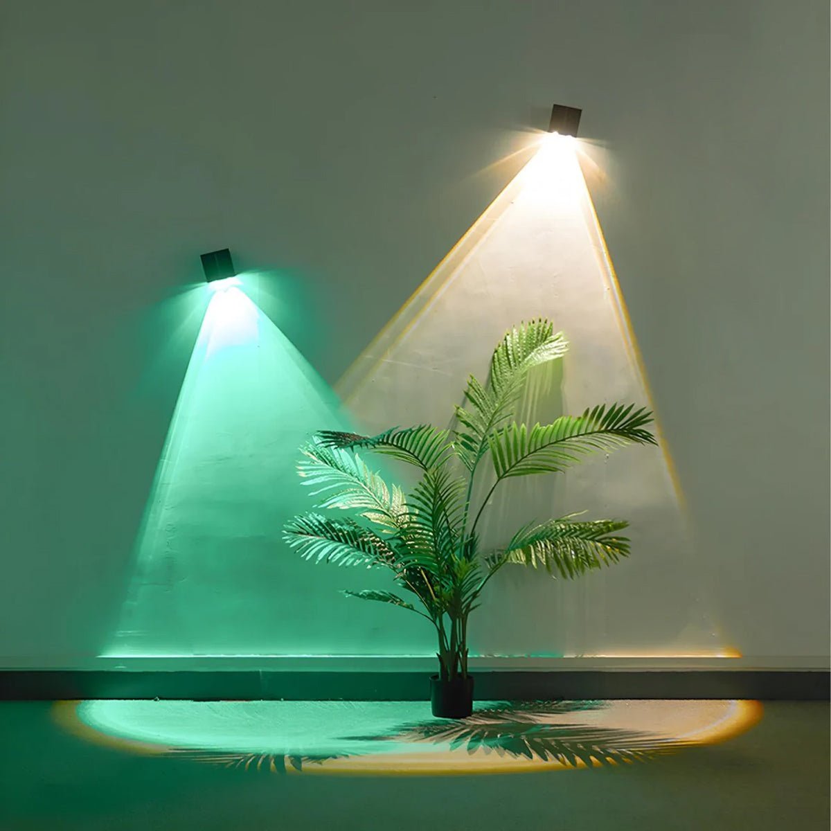 Solar Waterproof Modern Up&Down LED Outdoor Wall Washer Lights