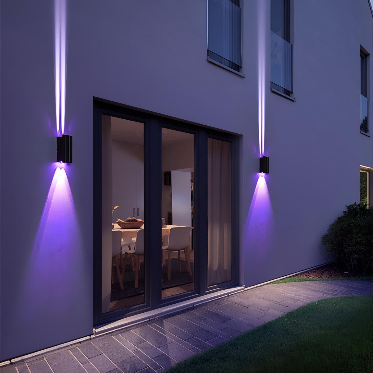 Solar Waterproof Modern Up&Down LED Outdoor Wall Washer Lights