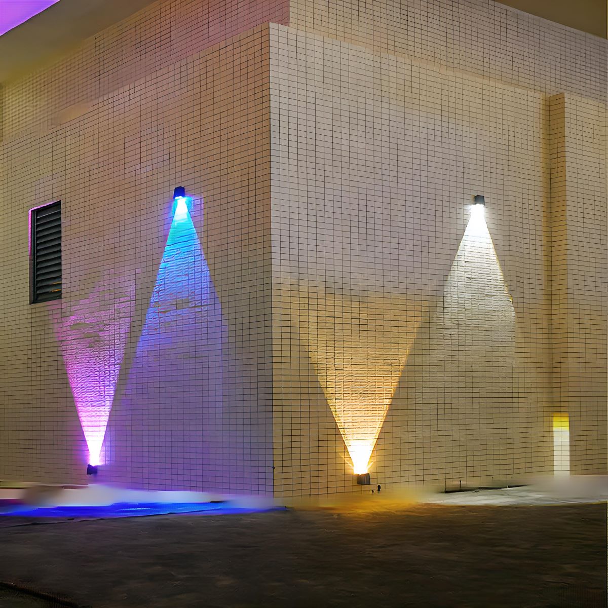 Solar Waterproof Modern Up&Down LED Outdoor Wall Washer Lights