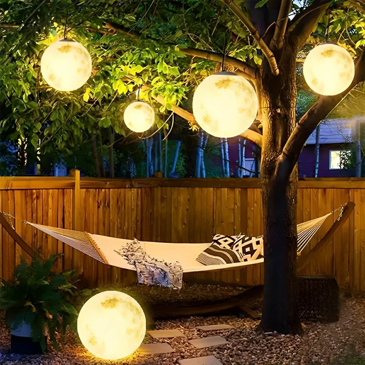 Waterproof Moon Garden Landscape Outdoor Ceiling Lights